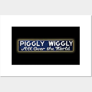 piggly wiggly vintage new design Posters and Art